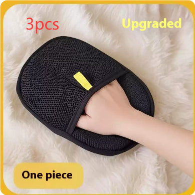Pet Hair Remover Gloves- Gentle Deshedding Brush for Cats & Dogs