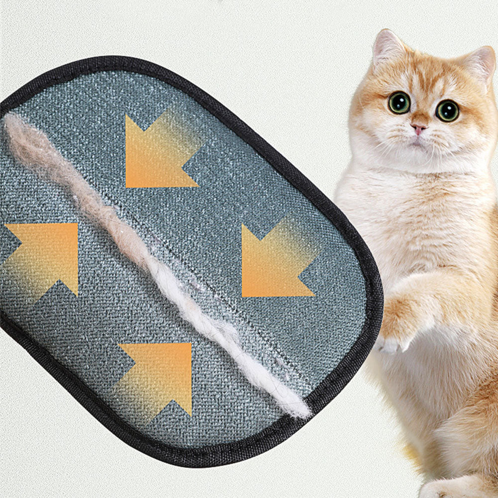 Pet Hair Remover Gloves- Gentle Deshedding Brush for Cats & Dogs
